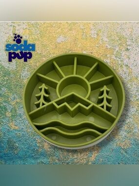 SodaPup Great Outdoors Design eBowl Enrichment Slow Feeder Bowl